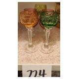 Antique Bohemian Cordials