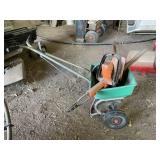 Fertilizer Spreader, 18" Hedge Trimmer, Chainsaw