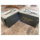 (2) Ammo Cans