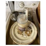 Coffee Pots, Plates, Candle