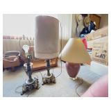 (3) Table Lamps