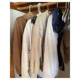 XL Coats, Typewriter, Bissel Steamer, Living Room