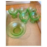 Uranium Glass Deserts and Bowls