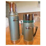 (2) Stanley Thermos