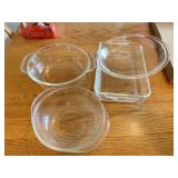 Clear Pyrex Ovenware