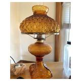 Glass Kerosene Lamp with Globe  20"