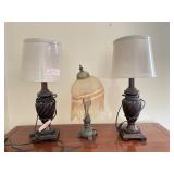 (3) Small Lamps