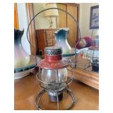 Missouri Pacific railroad Lantern 10" Tall