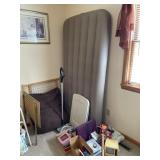 Contents of Bedroom Corner, baby gate bed and