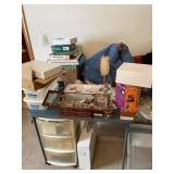 Contents of Card Table, Jewelry Box and More