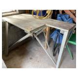 Wooden and Steel Shooting Bench