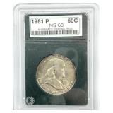 1951 Franklin Half Dollar