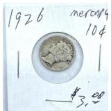 1926 Mercury Dime