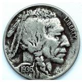 1936 Buffalo Nickel