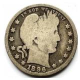 1896 Barber Quarter