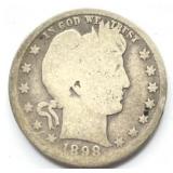 1898 Barber Quarter