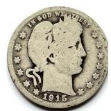 1915 Barber Quarter