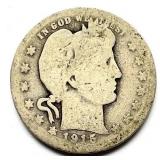 1915 Barber Quarter