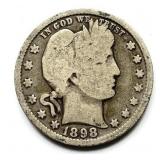 1898 Barber Quarter