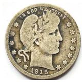 1915 Barber Quarter