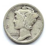 1923 Mercury Dime