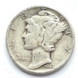 1944 Mercury Dime