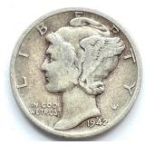 1942 Mercury Dime