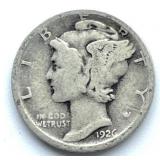 1926 Mercury Dime