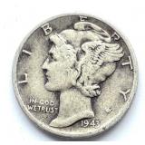 1943 Mercury Dime