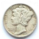 1944 Mercury Dime