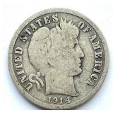 1915 Barber Dime