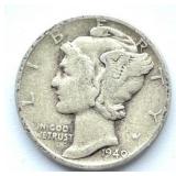 1940 Mercury Dime