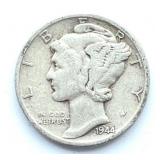 1944 Mercury Dime