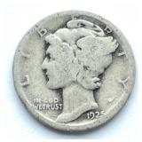 1925 Mercury Dime