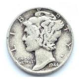 1944 Mercury Dime