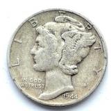 1944 Mercury Dime