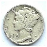 1944 Mercury Dime