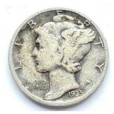 1935 Mercury Dime