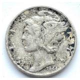 1944 Mercury Dime