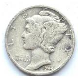 1944 Mercury Dime