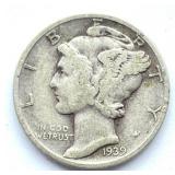 1939 Mercury Dime