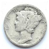 1924 Mercury Dime