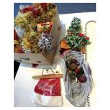 Vintage and Newer Christmas Decor - Garland,