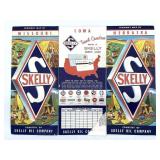 (3) Vintage Skelly Road Maps : Missouri, Iowa,