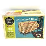 Vintage Record Rack in Original Box - Disc Jockey