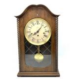 Wood Decor Clock with Key - Made in Germany 21.5"