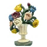 Painted Cast Iron Door Stop 10.5"