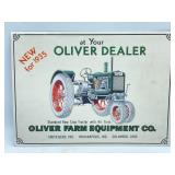 Oliver Farm Equipment Co. Metal Sign 16.25" x 12"