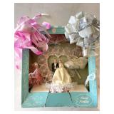 Vintage Wedding Cake Topper, Baby Shoe, and