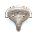 Vintage Metal Bicycle Seat 10.5" x 10"